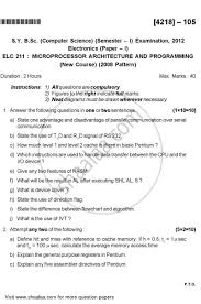 History of calculation and computer architecture (a) (pdf). Microprocessor Architecture And Programming 2012 2013 B Sc Computer Science Semester 3 Sybsc Question Paper With Pdf Download Shaalaa Com