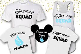 Birthday Squad T Shirts Uk Birthday Squad Shirtsdisney Birthday Squadcinderella Etsy Birthday Squad Shirts Disney Shirts For Family Disney Birthday