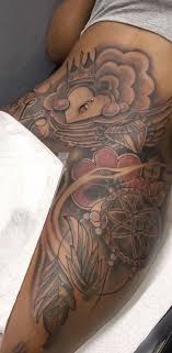 Tattoos On Dark Skin Dark Skin Tattoo Girl Stomach Tattoos Stomach Tattoos Women