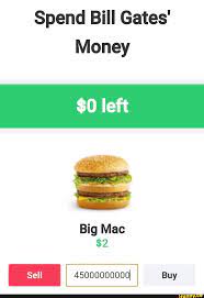 Find out by spending all of bill gates' money! Spend Bill Gates Money 0 Left 45000000000i Buy Ifunny
