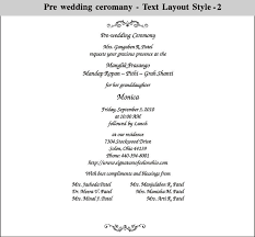 Pre Wedding Invitation Wording