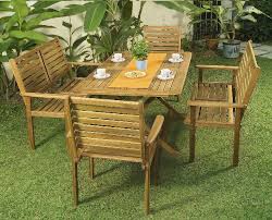 Mfstudio 3pcs outdoor patio dining table set acacia wood with 1 rectangular picnic table and 2 benches for backyard, garden, lawn,teak color. Napoli Acacia 6 Seater Garden Furniture Set 254 99