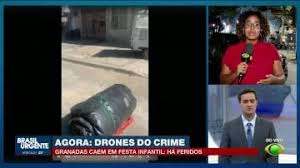 Granadas do crime caem em festa infantil no RJ e deixa feridos