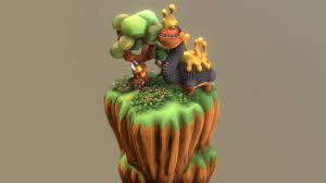 Dragonisland By Nobgame 3d Model Model Island