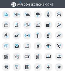 Vector Wi Fi Connection Icons Wifi Icon Free Icon Set Free Graphic Design