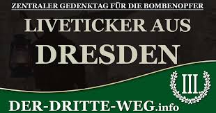 Dresden war keine unschuldige stadt, höhnte der oberbürgermeister, und die antifa antwortete sie sind hier: Liveticker Gedenken In Dresden Nationale Partei Der Iii Weg