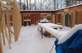 You'll need to pay attention to frost heaving, ensure your team is protected from the elements and follow winter construction best practices, but it's far from an impossible job. You Can Safely Pour A Concrete Foundation In The Winter