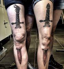 1337tattoos Him And Her Tattoos Tattoos Knee Tattoo