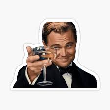 The best leonardo dicaprio memes and images of may 2021. Sticker Leonardo Dicaprio Meme Redbubble