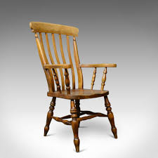 antique elbow chair, english, country