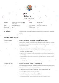 A resume is an important document which is used at the time of sending an application for a job or a course. Hvac Technician Resume Guide 12 Templates Pdf Word 2020