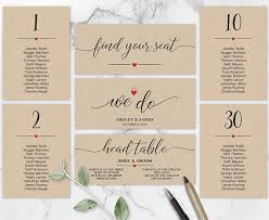 wedding seating chart template we do header signs table