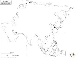 outline map of asia printable outline map of asia