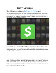 Have you seen cash app? Cash App Vs Venmo By Asif Javed Issuu