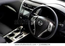 Chiang Rai Thailand November 06 2029 Interior Nissan Teana Car With Soft Focus And Over Light In The Background Stock Photos Interior Photo Editing
