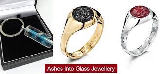 Keep The Demised Person Close With Ashes Into Glass Jewellery And Ring For Ashes Ashes Into Glass Glass Jewelry Glass Rings