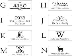 Mailbox Decals Many Styles Mailbox Decals Mailbox Address Decals