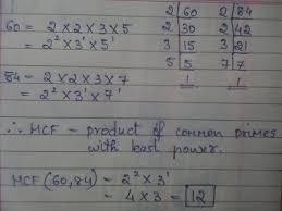 Maybe you would like to learn more about one of these? Express 60 And 84 As The Product Of Prime Factors And Also Find Their Hcf By Teachoo Brainly In
