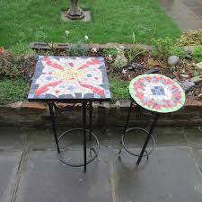 How To Create Mosaic Designs With Ceramic Tiles For Garden Tables Mosaic Table Top Mosaic Designs Mosaic Table