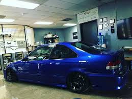 Pretty House Of Kolor Blue Clearcoat Honda Civic Tuner Honda Civic Honda Civic Coupe Honda Civic Si