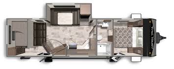 The rear corner bath is right next to the bunks making it easy for the little ones to use the restroom at night. Aspen Trail Le High End Travel Trailers Rv Trailers Dutchmen Rv