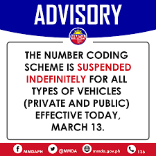 Area codes also give you a good idea. Mmda Admin Pio Update The Uvvrp Or Number Coding Scheme Is Suspended Indefinitely For All Types Of Vehicles Private And Public Effective Today Mmda Facebook