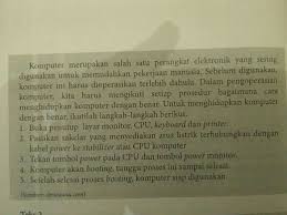 7.kemukakan sebuah contoh teks prosedur yang kamu temukan dari koran atau majalah! Tugas 1 Mengapa Bagian Atas Dinamakan Penjelasan Umum 2 Apakah Tahapan Tahapan Pada Bagian Brainly Co Id