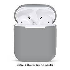Amazon Com Podskinz Airpods Case Protective Silicone Cover And Skin For Apple Airpods Charging Case Earl Gray Electronics In 2020 Silicone Cover Airpod Case Case