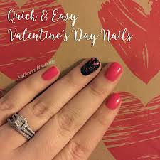 20+ cute valentines nail designs! Quick Easy Valentine S Day Nails Katie Crafts