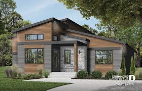 House Plan 1 Bedrooms 1 5 Bathrooms 3297 Drummond House Plans It turns out that a room covered in reclaimed wood looks just right when it also has sputnik chandeliers and a.