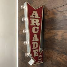 Led Light Up Arcade Metal Vintage Marquee Sign Zug Monster