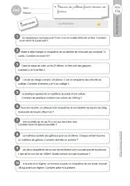 Cm2 Fiches De Problemes Sur Les Fractions Proportionnalité résoudre les problèmes correspondant à des situations de proportionnalité. cm2 fiches de problemes sur les fractions