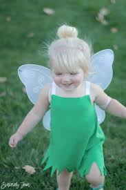 Cute, sexy, sassy, have it all in a tinkerbell costume! Diy Toddler Tinker Bell Costume And Hair Sincerely Jean