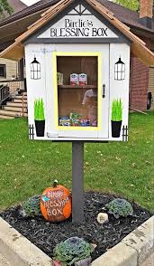 Cut out the back side of the pantry box. Little Free Pantries Filling Gaps In Community Need Cheyenne Edition Gazette Com
