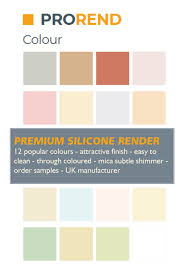 Prorend Colour Render Premium Silicone Render From Uk