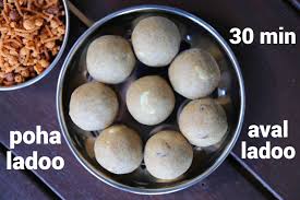 It can be eaten raw when it is softened with some liquid like water or milk. Aval Laddu Recipe Poha Laddu Poha Ladoo Atukula Laddu