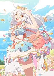 Safebooru 1girl 3 Animal Animal Ears Artist Request Bag Black Hanekawa Bow Bowtie Braid Breasts Cat Ears Day Dress Easter Hanekawa Tsubasa Anime Anime Ninja