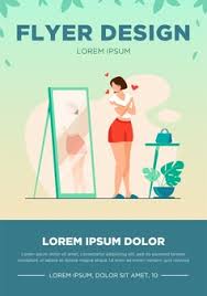 Sep 12, 2018 · a narcissist's sense of entitlement combined with their lack of empathy makes them ripe for taking advantage of people for their own benefit. Free Vector Narcissist Lady Standing At Mirror And Looking At Reflection Of Her Back Flyer Template