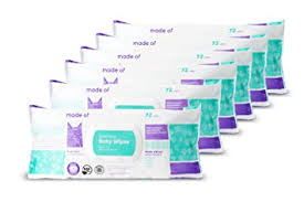 Amazon Com Organic Baby Wipes By Made Of Fragrance And Chemical Free Baby Wipes Sensitive Skin W Soothing Aloe And Argan Oil For Eczema And Skin Irritation Sensitive Baby Wipes W