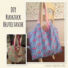 Und wenn dir taschen von der stange einfach zu langweilig sind, dann bist du hier genau richtig! Diy Ruckzuck Beuteltasche Lapika