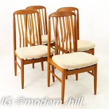 Benny Linden Mid Century Teak Dining Chairs Set Of 4 Dining Chair Set Teak Dining Chairs Mid Century Teak Dining Chairs