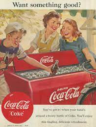 Here is a collection of 50 coca cola ads from the 1889 till present days. Coca Cola Magazine Ads From 1950s Part 2