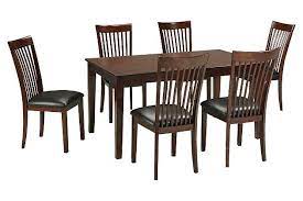 Mallenton Dining Room Table And Chairs Set Of 7 Brown Dining Room Set Dining Room Table Set Dining Room Sets