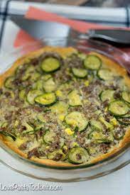 Mom S Zucchini Pie Tiffanie Recipe In 2021 Zucchini Pie Beef Zucchini Recipe Zucchini Ground Beef Recipe