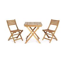 Virginia Wooden 2 Seater Bistro Set Garden Furniture Sets Outdoor Furniture Garden Furniture