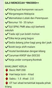 Januari 2011 tingkatan nama sekolah terdahulu : Jawatan Kosong Jobs Full Time Others On Carousell