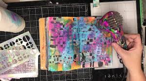 Quick Art Journal Page Using The Collage Collective Art Journal Art Journal Tutorial Art Journal Pages