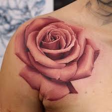 John Nderton Tattoo Artist Uk Rose Tattoos Rose Shoulder Tattoo Pink Rose Tattoos