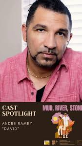 MEET THE CAST 🎭 Andre Ramey, 🎟: Tap the link in the bio!, Andre is elated  to be cast as David Bradley in MUD, RIVER, STONE in his ninth production at  Celebration Arts!, He was last seen