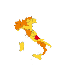 Restano invece gialle basilicata, campania, molise, provincia di trento, sardegna e toscana. Citta Di Oristano Coronavirus La Nuova Mappa Dell Italia Sardegna Ancora Area Gialla